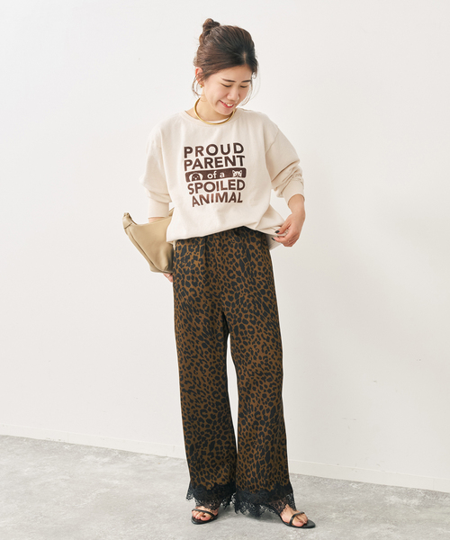 Spick & Span(スピックアンドスパン)の「Mixta /ミクスタ CREW NECK SWEAT クルーネックスウェット(スウェット・レディース・エメラルドブルー/アイボリー・SMALL)」の11枚目の写真