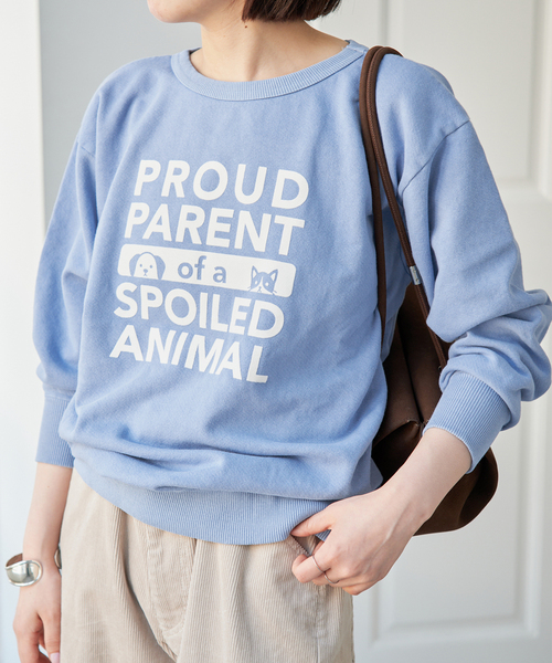 Spick & Span(スピックアンドスパン)の「Mixta /ミクスタ CREW NECK SWEAT クルーネックスウェット(スウェット・レディース・エメラルドブルー/アイボリー・SMALL)」の14枚目の写真