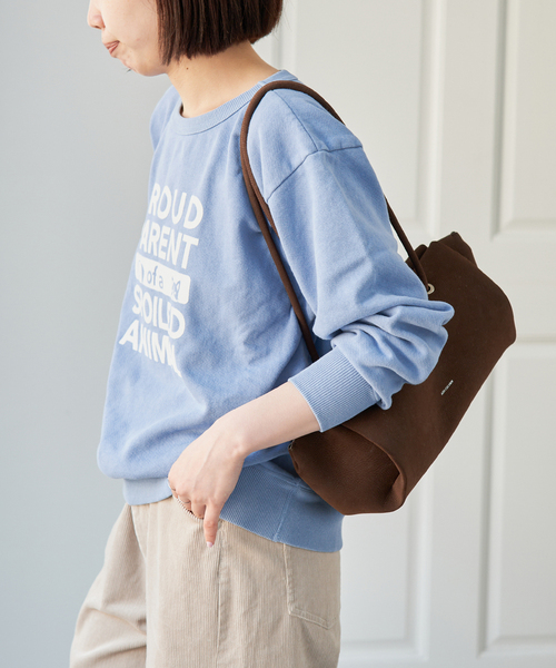 Spick & Span(スピックアンドスパン)の「Mixta /ミクスタ CREW NECK SWEAT クルーネックスウェット(スウェット・レディース・エメラルドブルー/アイボリー・SMALL)」の15枚目の写真
