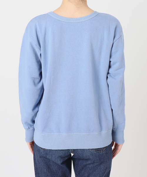 Spick & Span(スピックアンドスパン)の「Mixta /ミクスタ CREW NECK SWEAT クルーネックスウェット(スウェット・レディース・エメラルドブルー/アイボリー・SMALL)」の19枚目の写真