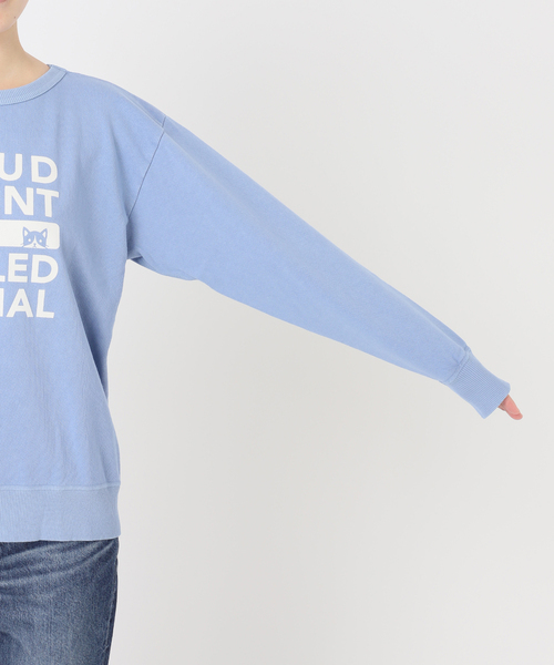 Spick & Span(スピックアンドスパン)の「Mixta /ミクスタ CREW NECK SWEAT クルーネックスウェット(スウェット・レディース・エメラルドブルー/アイボリー・SMALL)」の21枚目の写真