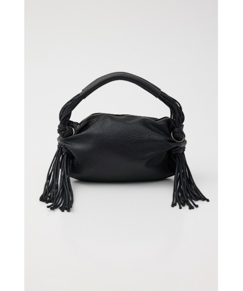 LAGUA GEM(ラグアジェム)の「FAUX LEATHER FRINGE バッグ(ショルダーバッグ・レディース・オフホワイト/ブラック・FREE)」の1枚目の写真