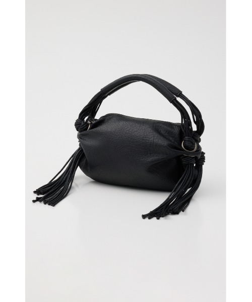 LAGUA GEM(ラグアジェム)の「FAUX LEATHER FRINGE バッグ(ショルダーバッグ・レディース・オフホワイト/ブラック・FREE)」の3枚目の写真