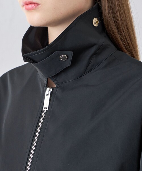 MACKINTOSH LONDON(マッキントッシュ ロンドン)の「ピーチツイルステンカラーブルゾン(ブルゾン・レディース・カーキ/ブラック・38)」の11枚目の写真