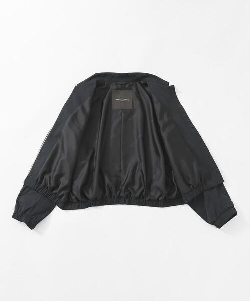 MACKINTOSH LONDON(マッキントッシュ ロンドン)の「ピーチツイルステンカラーブルゾン(ブルゾン・レディース・カーキ/ブラック・38)」の4枚目の写真