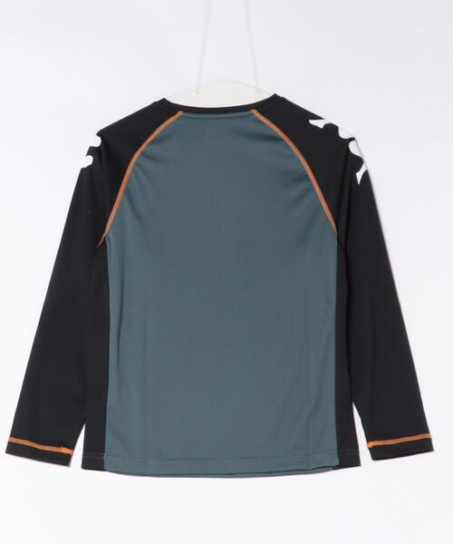 Kappa(カッパ)の「長袖Tシャツ(Tシャツ/カットソー・キッズ・ブルー/ブラック/ネイビー・130/160/150/140)」の4枚目の写真