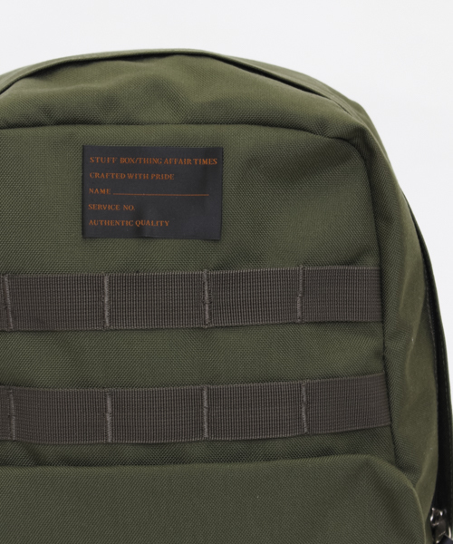 CIAOPANIC（チャオパニック）の「【Ciaopanic】　MILITALY BACKPACK（バックパック/リュック・メンズ・ブラック/カーキ・FREE）」の8枚目の写真