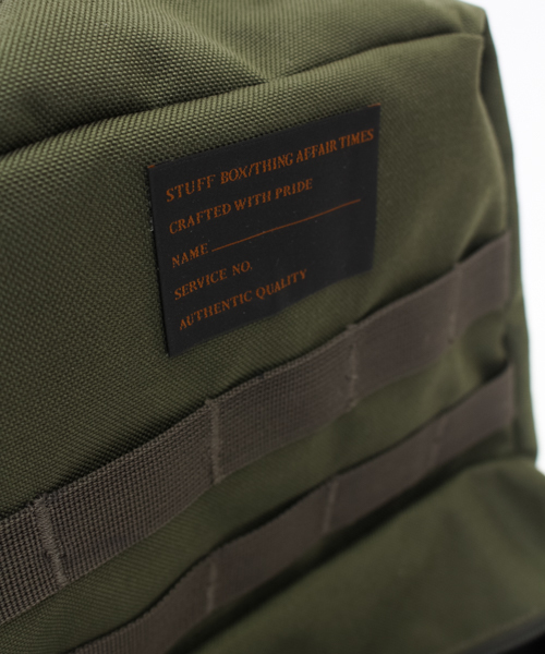 CIAOPANIC（チャオパニック）の「【Ciaopanic】　MILITALY BACKPACK（バックパック/リュック・メンズ・ブラック/カーキ・FREE）」の12枚目の写真