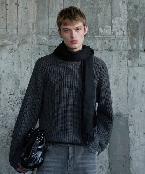 compact fisherman knit/コンパクトフィッシャーマンニット（ニット