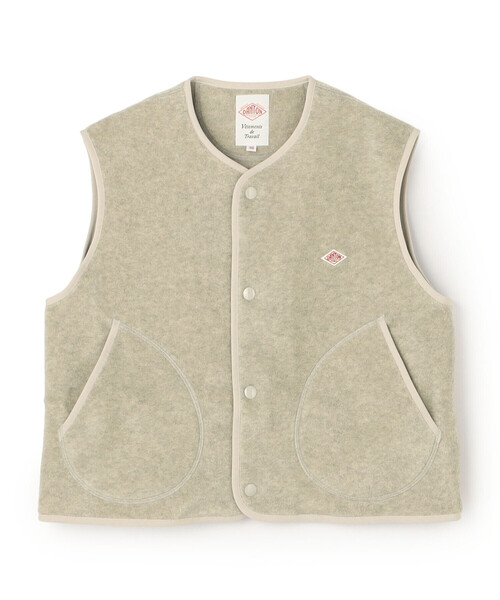 DANTON(ダントン)の「Women's Fleece Collarless Vest(ベスト・レディース・チャコール/クリーム/ブラウン系その他/ブラウン/ブラック・36/38)」の12枚目の写真