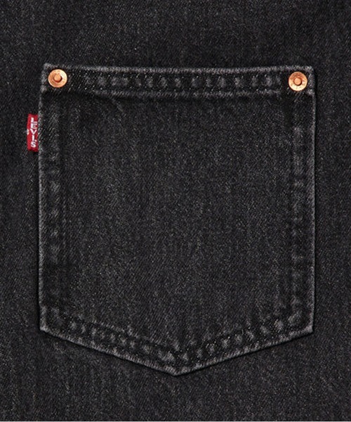 Levi's(リーバイス)の「Levis-TYPE 1 TRUCKER MIDNIGHT HARVEST(デニムジャケット・メンズ・ブラック系・L/M)」の5枚目の写真