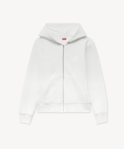 KENZO（ケンゾー）の「KENZO DOUBLE K CLASSIC ZIP UP HOODIE（パーカー・レディース・ホワイト系その他・SMALL/X-SMALL/MEDIUM）」の3枚目の写真