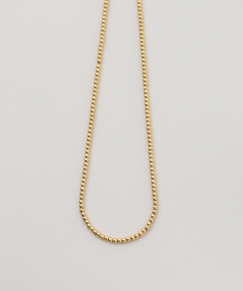 Spick & Span(スピックアンドスパン)の「《別注 / 》AEC PARIS / エーイーシー・パリ ボールチェーンネックレス 55*(ネックレス・レディース・ゴールド・FREE)」の3枚目の写真
