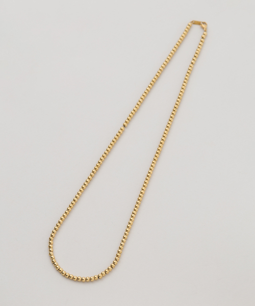 Spick & Span(スピックアンドスパン)の「《別注 / 》AEC PARIS / エーイーシー・パリ ボールチェーンネックレス 55*(ネックレス・レディース・ゴールド・FREE)」の4枚目の写真