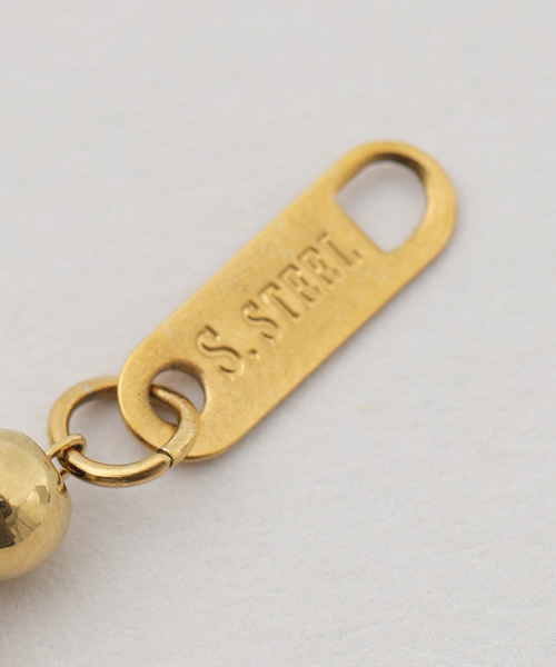Spick & Span(スピックアンドスパン)の「《別注 / 》AEC PARIS / エーイーシー・パリ ボールチェーンネックレス 55*(ネックレス・レディース・ゴールド・FREE)」の8枚目の写真