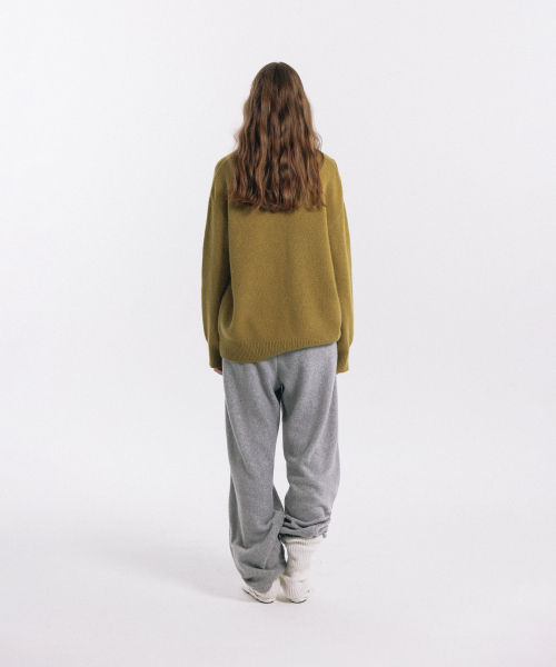 haag(ヘイグ)の「a round knit (olive)(ニット/セーター・レディース・その他・FREE)」の10枚目の写真