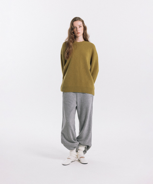 haag(ヘイグ)の「a round knit (olive)(ニット/セーター・レディース・その他・FREE)」の11枚目の写真