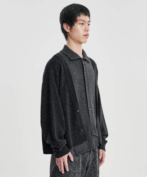 AJOBYAJO（アジョバイアジョ）の「Double Layered Turtleneck Cardigan [CHARCOAL]（カーディガン/ボレロ・レディース・その他・MEDIUM/LARGE）」の9枚目の写真