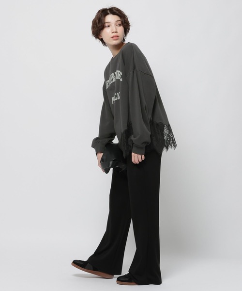 niko and...(ニコアンド)の「ストレッチテロテロソフトパンツ(その他パンツ・レディース・ブラウン/ブラック・FREE)」の12枚目の写真