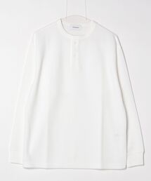 ワッフルヘンリーネックロンT