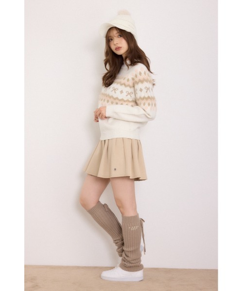 RIENDA GOLF(リエンダゴルフ)の「【RIENDA GOLF】ノルディックモックネックニットトップス 秋服 冬服(ニット/セーター・レディース・ブラック/ホワイト/グレー・SMALL/MEDIUM)」の10枚目の写真