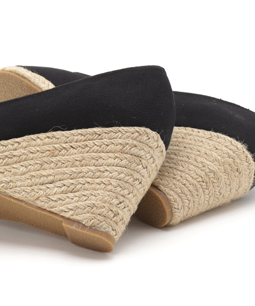 Luz Llena (glifeed） （ラズレナグリフィード）の「[8cmヒール]ジュートウェッジオープントゥパンプス（パンプス・レディース・ホワイト×ネイビー/インディゴブルー/カーキ/ブラック/アイボリー/ホワイト系その他/ピンク/レッド/ブラック系その他/イエロー/ベージュ・SMALL/LARGE/MEDIUM/X-LARGE）」の19枚目の写真