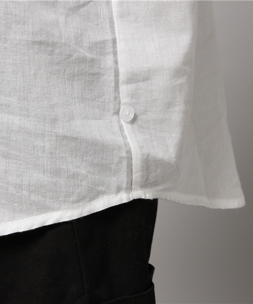 EGOIST（エゴイスト）の「2WAYストライプシャツ（シャツ/ブラウス・レディース・マルチ/ホワイト/ブルー・FREE）」の12枚目の写真