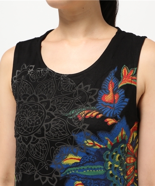 セール】「Desigual/デシグアル」タンクトップTシャツ（タンク