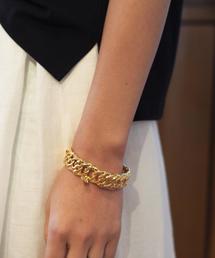 PHILIPPE AUDIBERT | PHILIPPE AUDIBERT  ワイドチェーンブレスレット GD / フィリップオーディベール(ブレスレット)