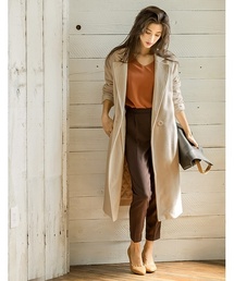 Re:EDIT | [リエディ]裏地付きあったかチェスターコートアウター/コート(チェスターコート)