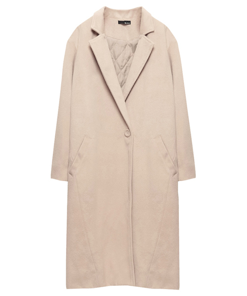 Re:EDIT（リエディ）の「[リエディ]裏地付きあったかチェスターコートアウター/コート（チェスターコート・レディース・キャメル/ライトグレー/タン/ベージュ系その他/グレー/チャコールグレー/ダークベージュ/アッシュグレー/トップグレー/ブラック/ピンクベージュ/ベージュ/ダークグレー/ダークブラック・LARGE/MEDIUM）」の14枚目の写真