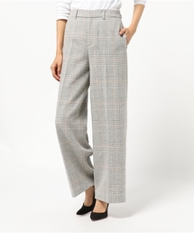 BLUE LABEL CRESTBRIDGE | グレンチェックツイード　ワイドパンツ(その他パンツ)