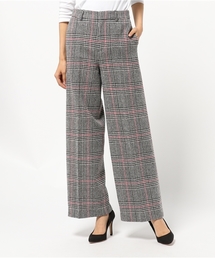 BLUE LABEL CRESTBRIDGE | グレンチェックツイード　ワイドパンツ(その他パンツ)