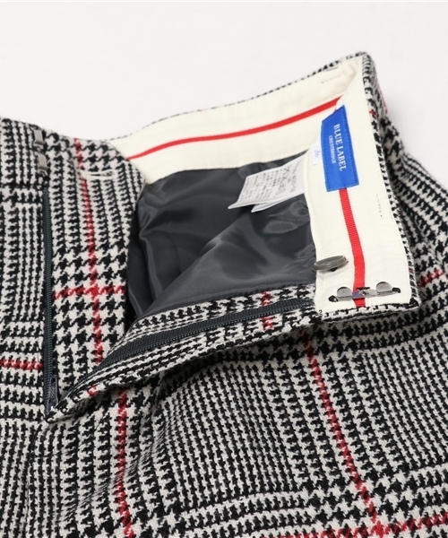 BLUE LABEL CRESTBRIDGE(ブルーレーベルクレストブリッジ)の「グレンチェックツイード ワイドパンツ(その他パンツ・レディース・グレー/ブラック・38/36)」の10枚目の写真