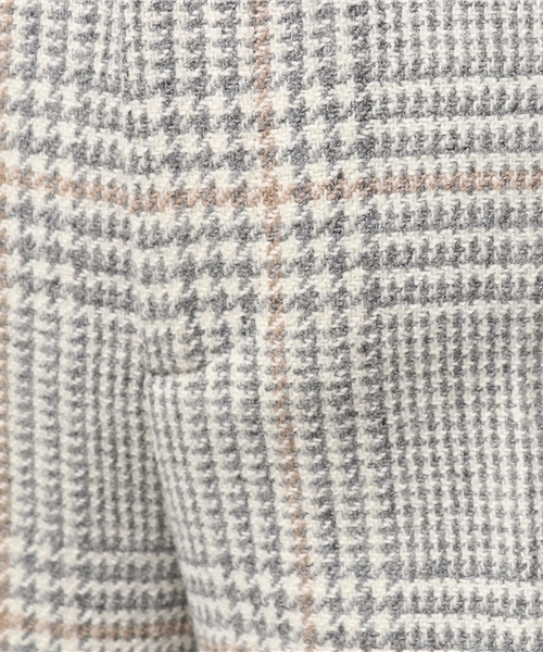 BLUE LABEL CRESTBRIDGE(ブルーレーベルクレストブリッジ)の「グレンチェックツイード ワイドパンツ(その他パンツ・レディース・グレー/ブラック・38/36)」の12枚目の写真