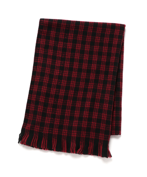 WEGO(ウィゴー)の「WEGO/チェックストール(ストール/ショール・メンズ・レッド系その他2/ブルー系その他2/ブラック系その他2/グリーン系その他2・FREE)」の11枚目の写真