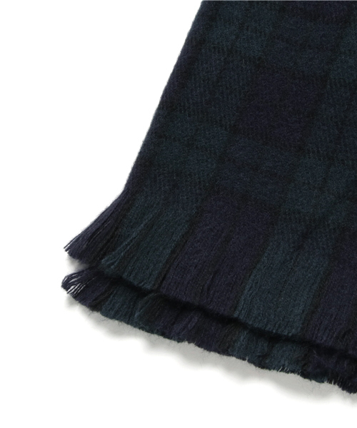 WEGO(ウィゴー)の「WEGO/チェックストール(ストール/ショール・メンズ・レッド系その他2/ブルー系その他2/ブラック系その他2/グリーン系その他2・FREE)」の5枚目の写真