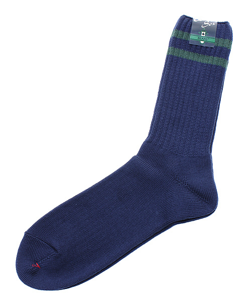 BEAMS PLUS（ビームスプラス）の「BEAMS PLUS / スクールボーイハイソックス（ソックス/靴下・メンズ・ホワイト/グレー/ネイビー・ONE SIZE）」の3枚目の写真