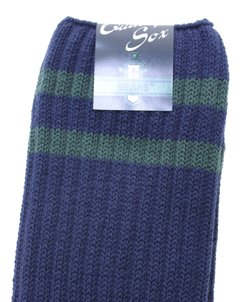 BEAMS PLUS（ビームスプラス）の「BEAMS PLUS / スクールボーイハイソックス（ソックス/靴下・メンズ・ホワイト/グレー/ネイビー・ONE SIZE）」の4枚目の写真