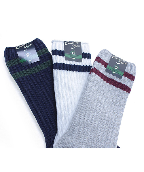 BEAMS PLUS（ビームスプラス）の「BEAMS PLUS / スクールボーイハイソックス（ソックス/靴下・メンズ・ホワイト/グレー/ネイビー・ONE SIZE）」の7枚目の写真