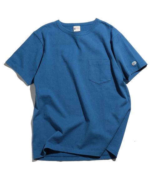 Champion（チャンピオン）の「別注 [チャンピオン] BC CHAMPION GLR ROCHE PK Tシャツ ◆（Tシャツ/カットソー・メンズ・オフホワイト/ブラック/グレー/ダークグリーン/コバルトブルー/パープル・LARGE/MEDIUM/SMALL）」の6枚目の写真