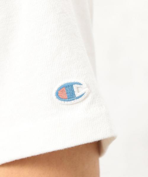 Champion（チャンピオン）の「別注 [チャンピオン] BC CHAMPION GLR ROCHE PK Tシャツ ◆（Tシャツ/カットソー・メンズ・オフホワイト/ブラック/グレー/ダークグリーン/コバルトブルー/パープル・LARGE/MEDIUM/SMALL）」の22枚目の写真