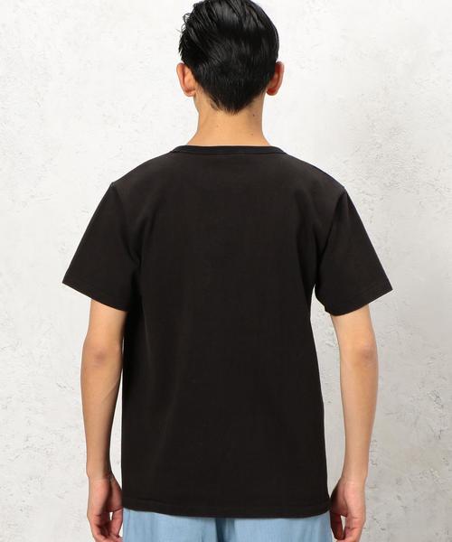 Champion（チャンピオン）の「別注 [チャンピオン] BC CHAMPION GLR ROCHE PK Tシャツ ◆（Tシャツ/カットソー・メンズ・オフホワイト/ブラック/グレー/ダークグリーン/コバルトブルー/パープル・LARGE/MEDIUM/SMALL）」の14枚目の写真