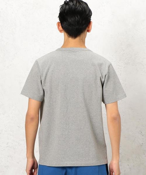 Champion（チャンピオン）の「別注 [チャンピオン] BC CHAMPION GLR ROCHE PK Tシャツ ◆（Tシャツ/カットソー・メンズ・オフホワイト/ブラック/グレー/ダークグリーン/コバルトブルー/パープル・LARGE/MEDIUM/SMALL）」の16枚目の写真