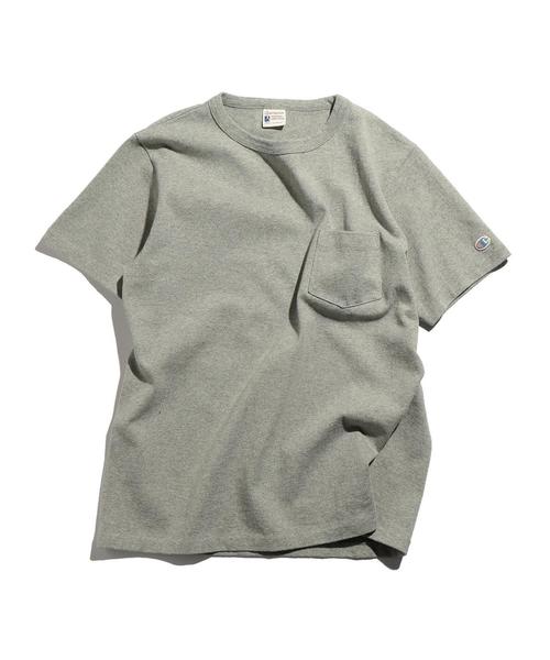 Champion（チャンピオン）の「別注 [チャンピオン] BC CHAMPION GLR ROCHE PK Tシャツ ◆（Tシャツ/カットソー・メンズ・オフホワイト/ブラック/グレー/ダークグリーン/コバルトブルー/パープル・LARGE/MEDIUM/SMALL）」の17枚目の写真