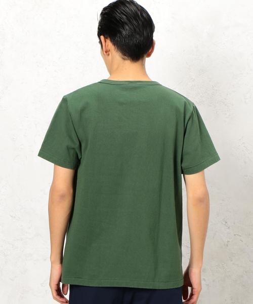 Champion（チャンピオン）の「別注 [チャンピオン] BC CHAMPION GLR ROCHE PK Tシャツ ◆（Tシャツ/カットソー・メンズ・オフホワイト/ブラック/グレー/ダークグリーン/コバルトブルー/パープル・LARGE/MEDIUM/SMALL）」の18枚目の写真