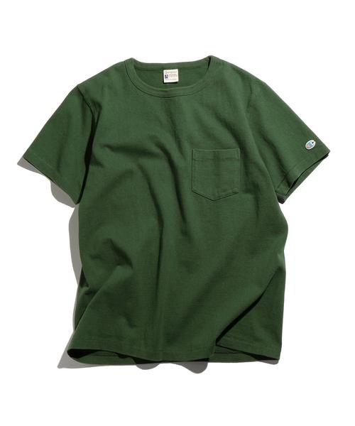 Champion（チャンピオン）の「別注 [チャンピオン] BC CHAMPION GLR ROCHE PK Tシャツ ◆（Tシャツ/カットソー・メンズ・オフホワイト/ブラック/グレー/ダークグリーン/コバルトブルー/パープル・LARGE/MEDIUM/SMALL）」の19枚目の写真