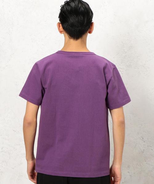 Champion（チャンピオン）の「別注 [チャンピオン] BC CHAMPION GLR ROCHE PK Tシャツ ◆（Tシャツ/カットソー・メンズ・オフホワイト/ブラック/グレー/ダークグリーン/コバルトブルー/パープル・LARGE/MEDIUM/SMALL）」の12枚目の写真