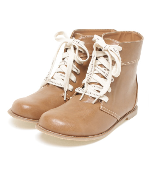 earth music&ecology（アースミュージックアンドエコロジー）の「Lace UP/Boots（ブーツ・レディース・キャメル/ブラウン/ベージュ・MEDIUM/LARGE/SMALL）」の3枚目の写真