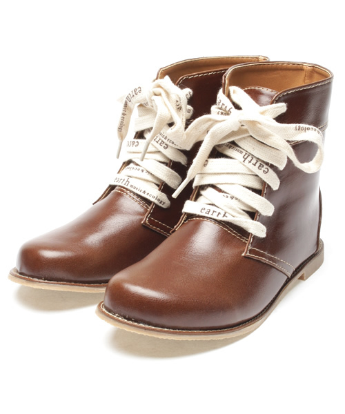 earth music&ecology（アースミュージックアンドエコロジー）の「Lace UP/Boots（ブーツ・レディース・キャメル/ブラウン/ベージュ・MEDIUM/LARGE/SMALL）」の2枚目の写真